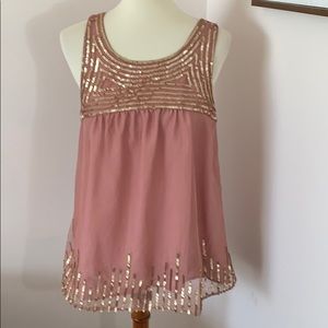 Loft sequin top